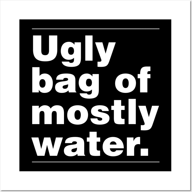 Ugly Bag of Mostly Water Wall Art by Krobilad